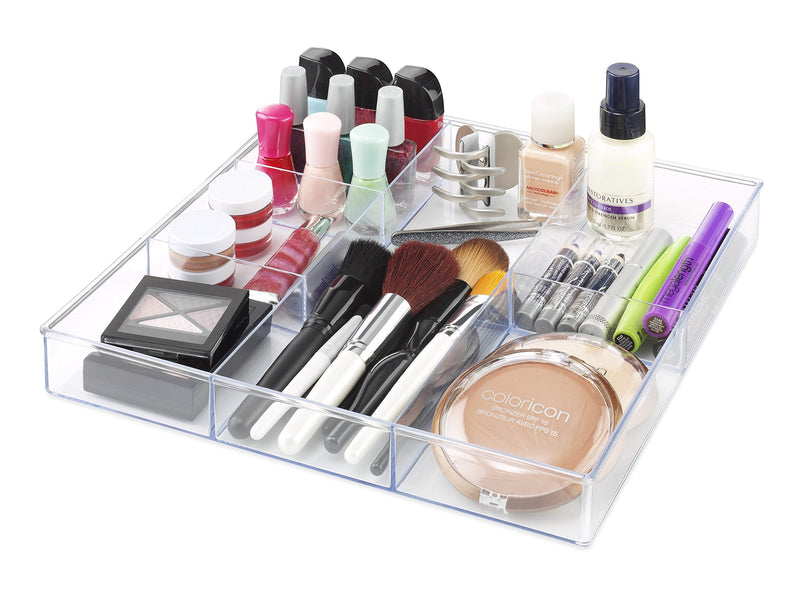 [Australia - AusPower] - Whitmor 6-Section Clear Drawer Organizer 