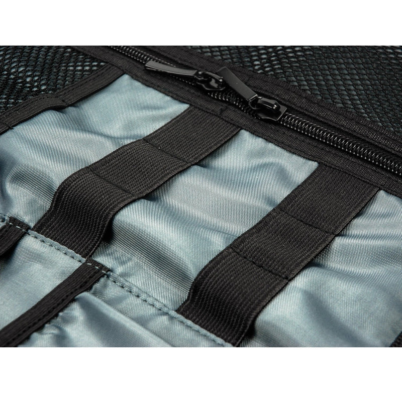 [Australia - AusPower] - ProCase Electronic Organizer Cord Pouch, Travel Cable Charger Phone Accessories Bag Organizer Roll up Tech Carrying Case for USB Cables SD Memory Cards Earphone Flash Hard Drive –Black Black 