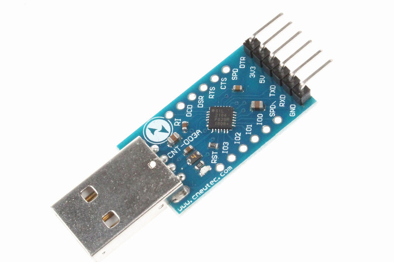 [Australia - AusPower] - NOYITO CP2104 Serial Converter USB 2.0 to TTL UART Serial Adapter Module with Cables (Pack of 2) 