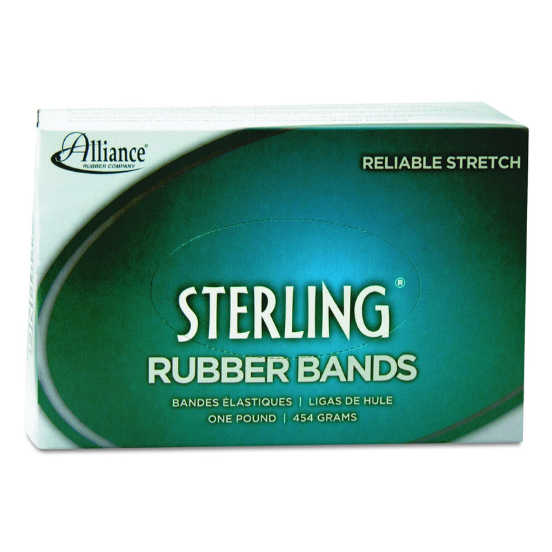 [Australia - AusPower] - Alliance Rubber 24325 Sterling Rubber Bands Size #32, 1 lb Box Contains Approx. 950 Bands (3" x 1/8", Natural Crepe) Beige 1 Pound 3 x 1/8 inches 