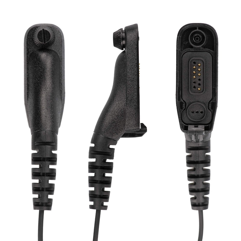 [Australia - AusPower] - Arrowmax AEH3000-M9 Walkie Talkie Two Way Radio Black Headset Earpiece Mic for Motorola D93441 DP4400EX DGP8550EX 1 Piece 