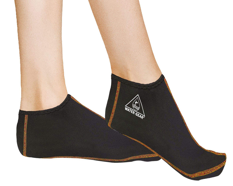 [Australia - AusPower] - Water Gear Fin Socks Large - Dive Socks Great for Scuba Diving and Snorkeling - for Men and Women - Keeps Your Feet Dry orange XX-SMALL MEN'S 1-3 