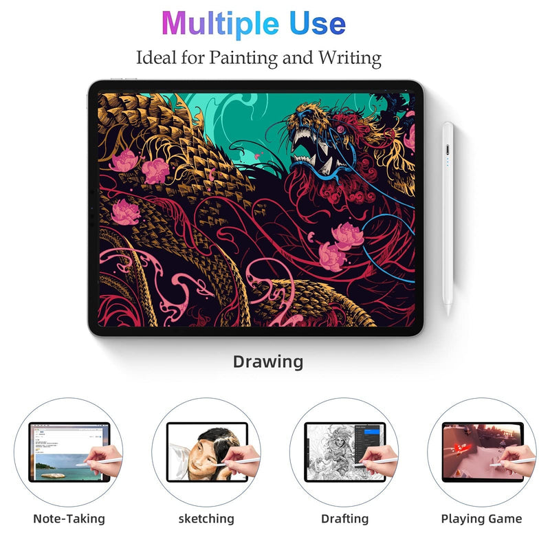 [Australia - AusPower] - Stylus Pen for iPad with Palm Rejection,3 Power Indicator Lights,Tilt Sensitive iPad Pencil Compatible (2018-2022)Apple iPad 9th/8th/7th/6th,iPad Pro 11/12.9 in,iPad Air 5th/4th/3rd,iPad Mini 6/5 Gen 