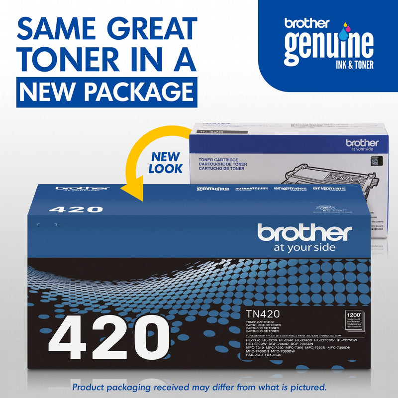 [Australia - AusPower] - Brother Genuine TN420 Mono Laser Toner Cartridge TN-420 Toner 