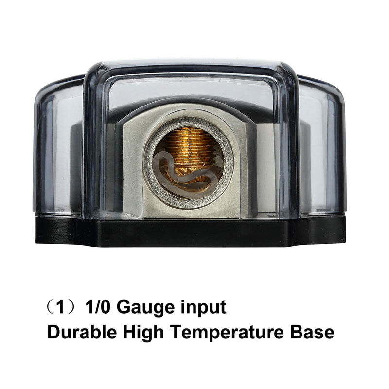 [Australia - AusPower] - Freajoin 0/2/4 AWG Gauge Power Distribution Block 1/0 Gauge in - 2 x 4 Gauge Out 1/0 GA In to (2) 4 GA Out 