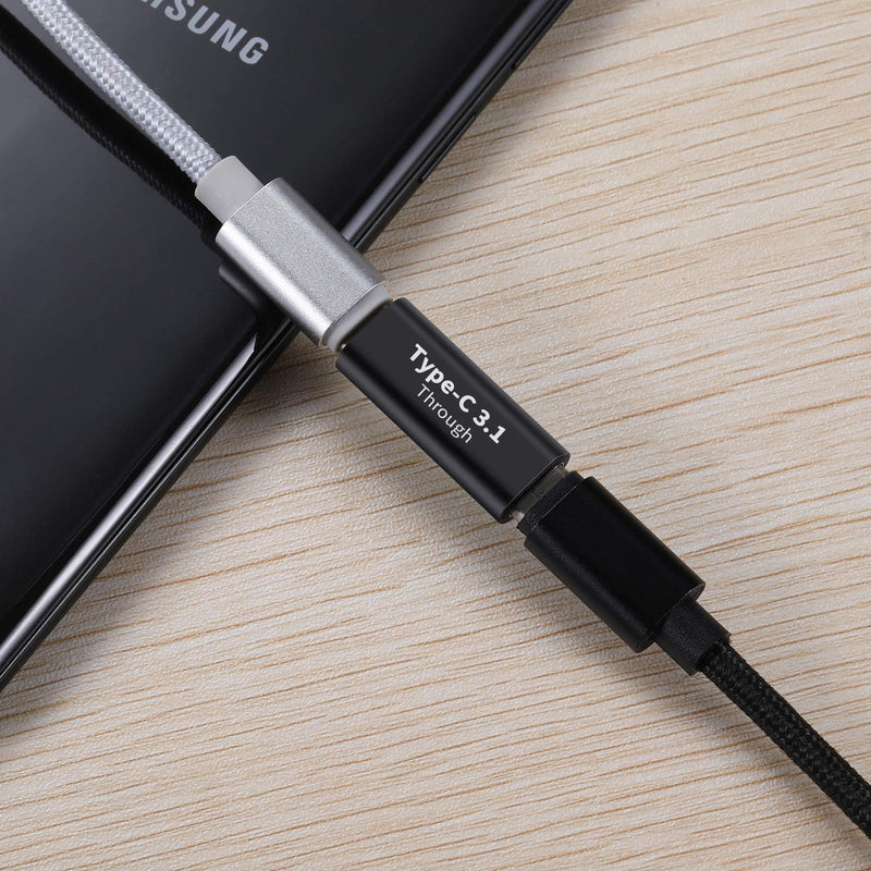 [Australia - AusPower] - BOLS USB C Female-to-Female Adapter(2 pcs), Supports Fast Charging and Data Transfer Extension, up to 10GBbps Rate… female to female 