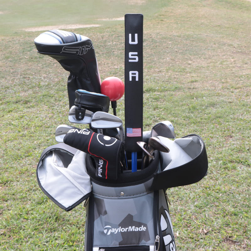 [Australia - AusPower] - Golf Alignment Stick Cover Case Holder Hold at Least 3 Sticks 