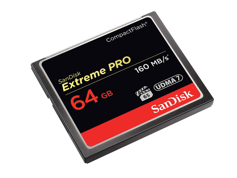 [Australia - AusPower] - SanDisk 64GB Extreme PRO Compact Flash Memory Card UDMA 7 Speed Up To 160MB/s - SDCFXPS-064G-X46 