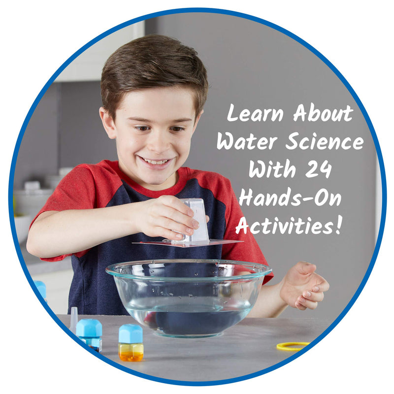 [Australia - AusPower] - hand2mind H2Ohhh! Water Science Kit, Chemistry Kit for Kids 8-12, Chemistry Set, Science Kits & Toys, 24 Science Experiments, 1 Career & Lab Guide, Color Chemistry, Bubbles, Tornadoes, STEM Toy 