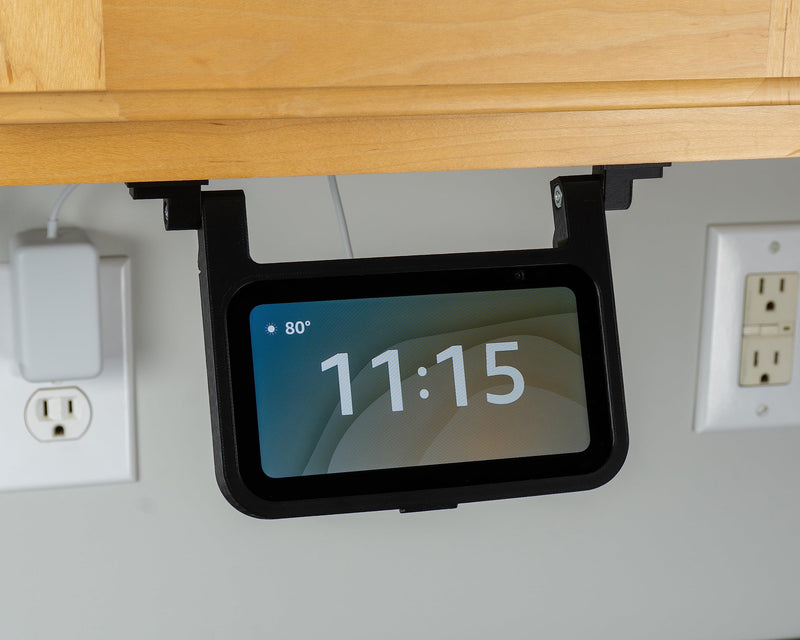 [Australia - AusPower] - matterform Echo Show 5 3rd Gen Under Cabinet Kitchen Mount Bracket for Amazon Alexa Devices | Compatible with 3rd Gen 2023 Model | All Hardware Included (White) White 