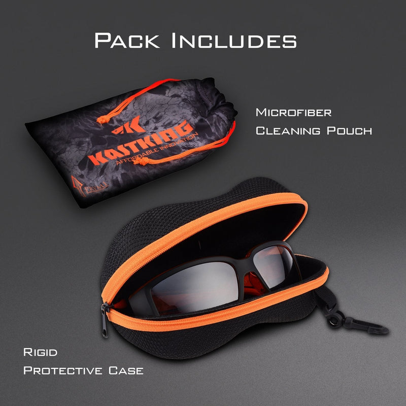 [Australia - AusPower] - KastKing Skidaway Polarized Sport Sunglasses for Men and Women,Ideal for Driving Fishing Cycling and Running,UV Protection Frame: Gloss Black / Lens: Brown Base - Chartreuse Mirror 