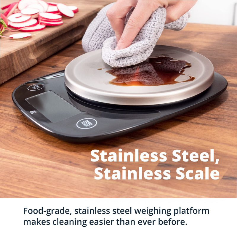 [Australia - AusPower] - Food Weight Scale with Bowl - Super Accurate, Single Sensor, Digital Kitchen Scale | Master Food Prep with a Custom-Built Bowl That Fits on Top | Great for Bulk Foods | Designed in St. Louis 