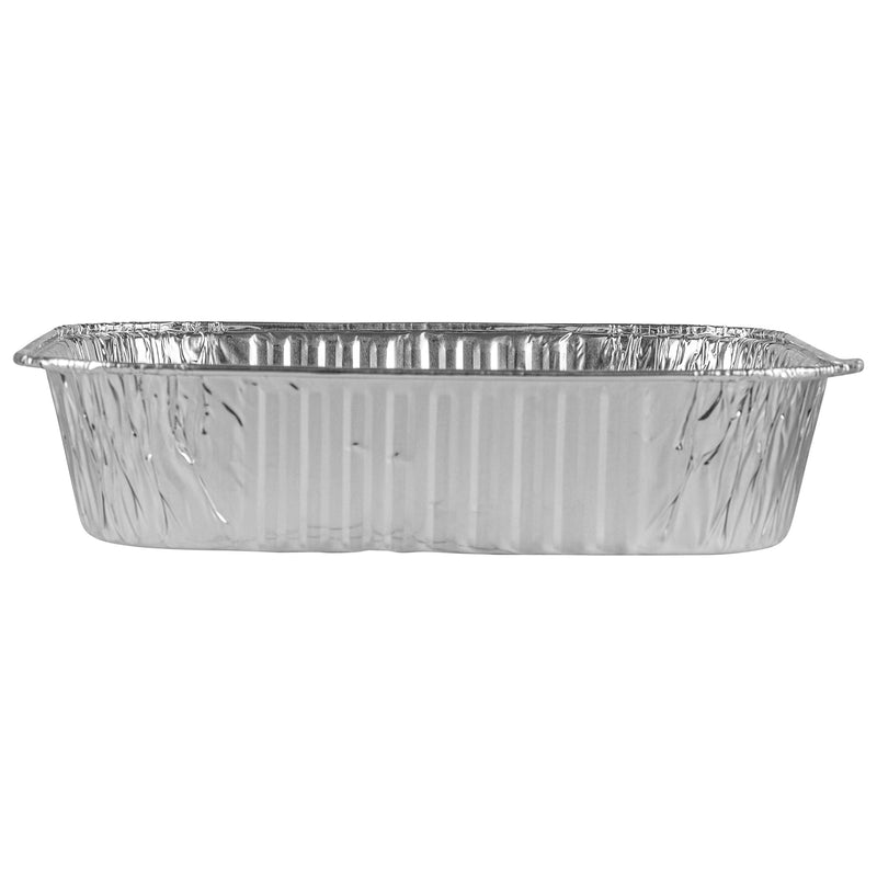 [Australia - AusPower] - Plasticpro Disposable 8'' X 8'' X 2'' Inch Square Aluminum Tin Foil Baking Pans Bakeware - Cookware Perfect for Baking Cakes, Breads, Brownies, Bread, Meatloaf, Lasagna, Pack of 10 8'' Inch 
