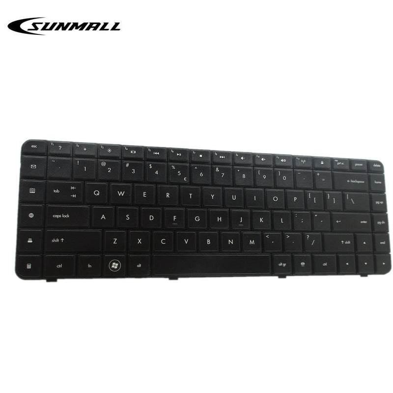 [Australia - AusPower] - SUNMALL Replacement Keyboard with Ribbon Cable Compatible with HP Compaq Presario CQ62 G62 G56 CQ56 Series Compatible with Part Number 595199-001 613386-001 6098 Cq56-100 G56-100 G62-340US US Layout 