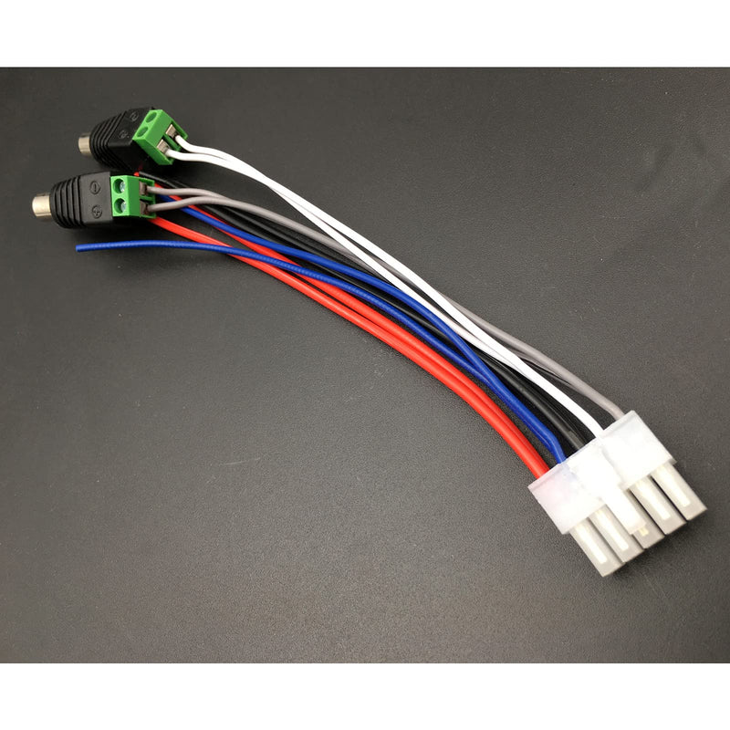 [Australia - AusPower] - Aokus 1pc Power Input Speaker Wire Harness 10 Pin Plug RCA Compatible with Dual TBX10A Amplifier 