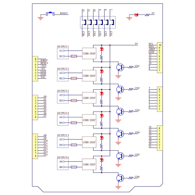 [Australia - AusPower] - Solid State Relay SSR Board for Arduino Mega-2560 Due 