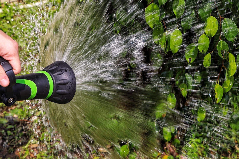 [Australia - AusPower] - GREEN MOUNT GSFNG98 Garden Hose Nozzle, Fireman's Hose Heavy Duty Nozzle, Premium Constructed Sprayer with Ergonomic Handle for Arthritis 