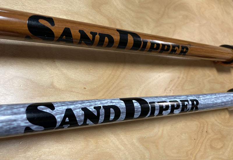 [Australia - AusPower] - Sand Dipper - Limited Edition - Wood Pattern Adjustable Beach Combing Scoops Full Size Driftwood 