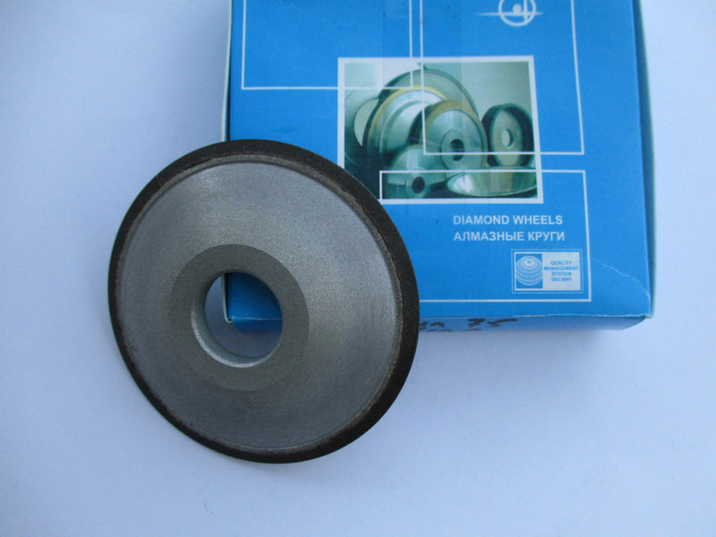 [Australia - AusPower] - Dia 3" (75mm.) Hole 0.79" (20mm.) Type: 12R4 Dish Abrasive Diamond Grinding Wheel for Carbide Teeth, Circular Saw (125/100 Micron = 150 Grit) 125/100 Micron = 150 Grit 