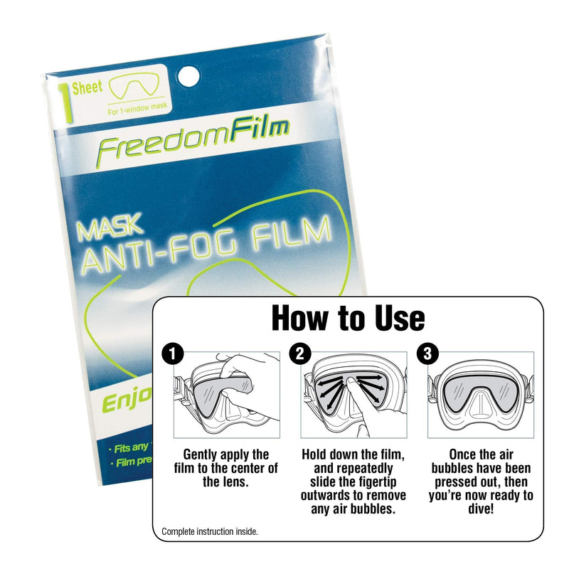 [Australia - AusPower] - TUSA Anti-Fog Freedom Film for all Scuba/Snorkeling 