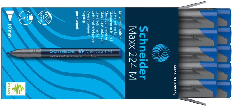 [Australia - AusPower] - Schneider Schreibgeräte Maxx 224 Universal Marker Permanent S 1,0 mm Blue 
