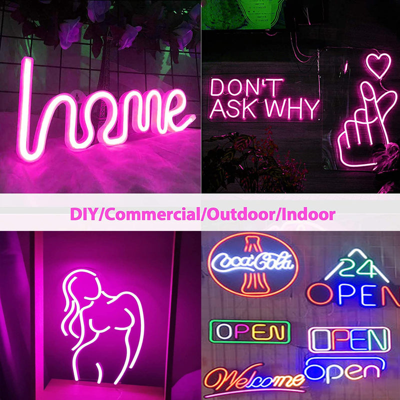 [Australia - AusPower] - TiTiToo Neon Led Rope Clips, Screws for led Rope Lights (50pcs) 50pcs 