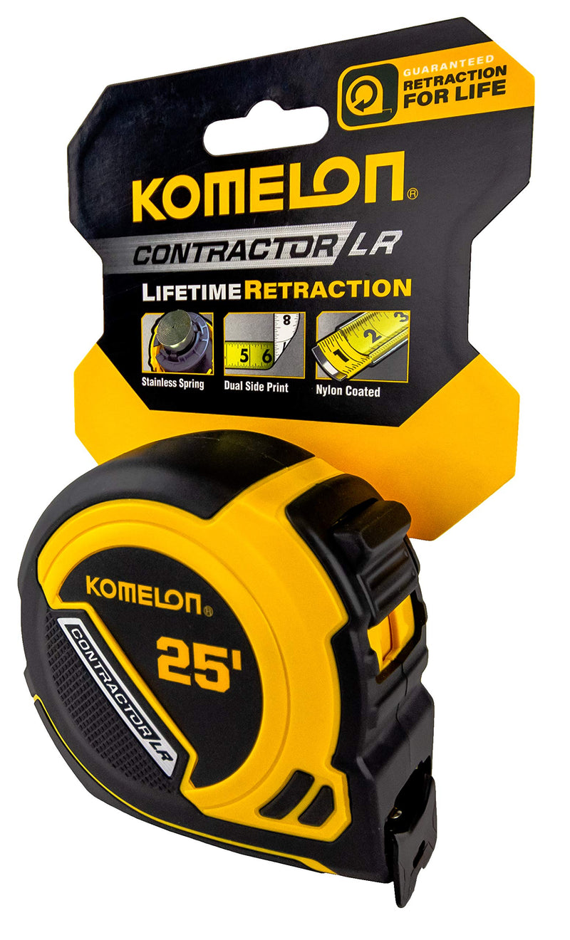 [Australia - AusPower] - 25' x 1" Komelon Contractor LR Tape Measure 