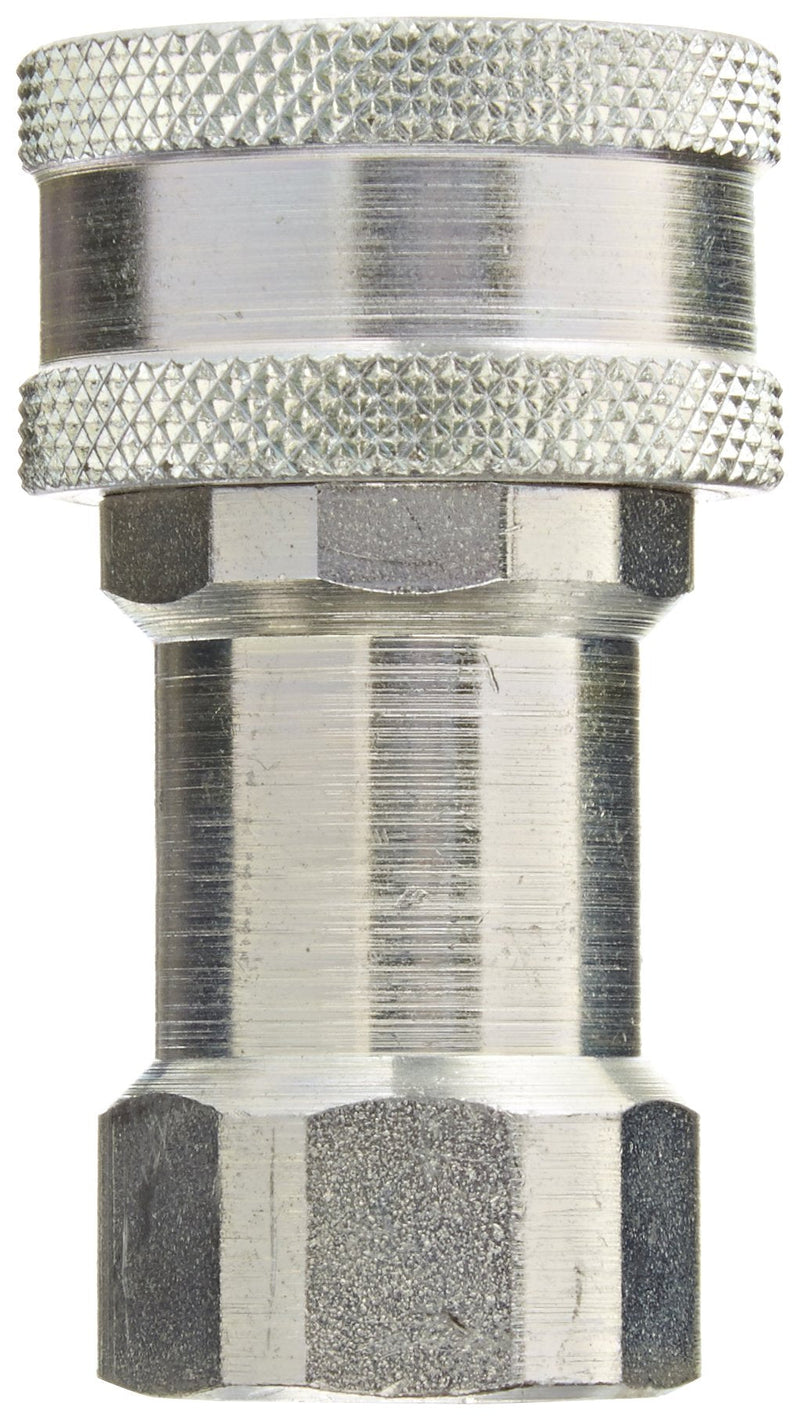 [Australia - AusPower] - Dixon Valve & Coupling 3HF3 Steel ISO-B Interchange Hydraulic Fitting, Coupler, 3/8" Coupling x 3/8" - 18 NPTF Female Thread 