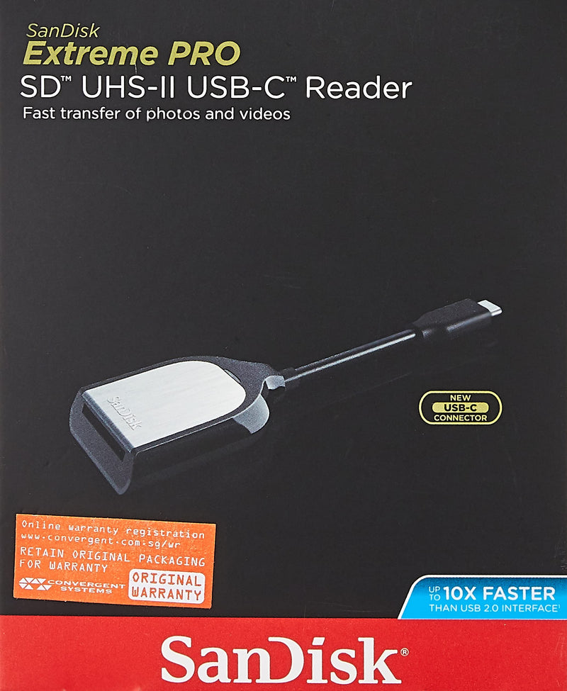 [Australia - AusPower] - SanDisk Extreme PRO SD UHS-II USB-C Reader - SDDR-409-G46 128GB 