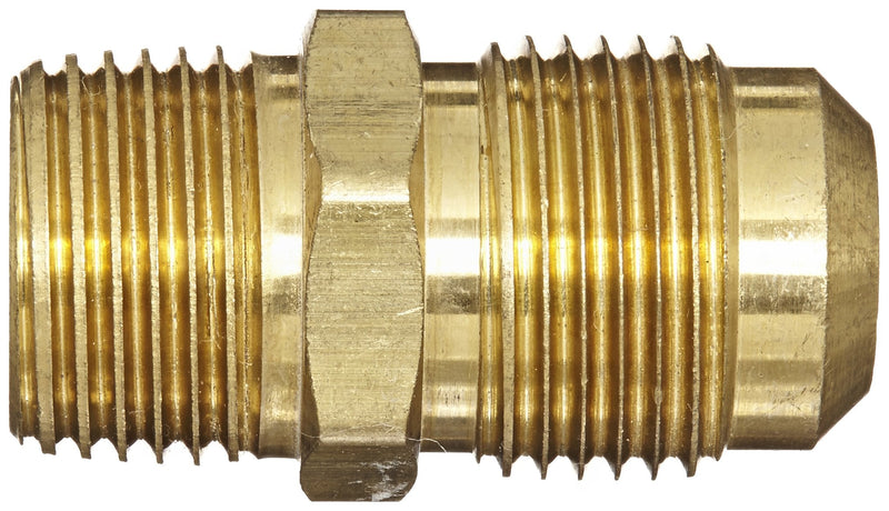 [Australia - AusPower] - Anderson Metals - 54048-1008 54048 Brass Tube Fitting, Half-Union, 5/8" Flare x 1/2" Male Pipe 5/8" Tube OD x 1/2" Male Pipe 