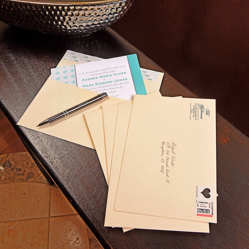 [Australia - AusPower] - A2 Invitation Envelopes with Self Seal Closure, 4-3/8" x 5-3/4", 24lb White, Quarter Fold Sized Envelopes Ideal for Invitations, Photos, Wedding Announcements, RSVPs and Greeting Cards, 100 per Box (10740) 