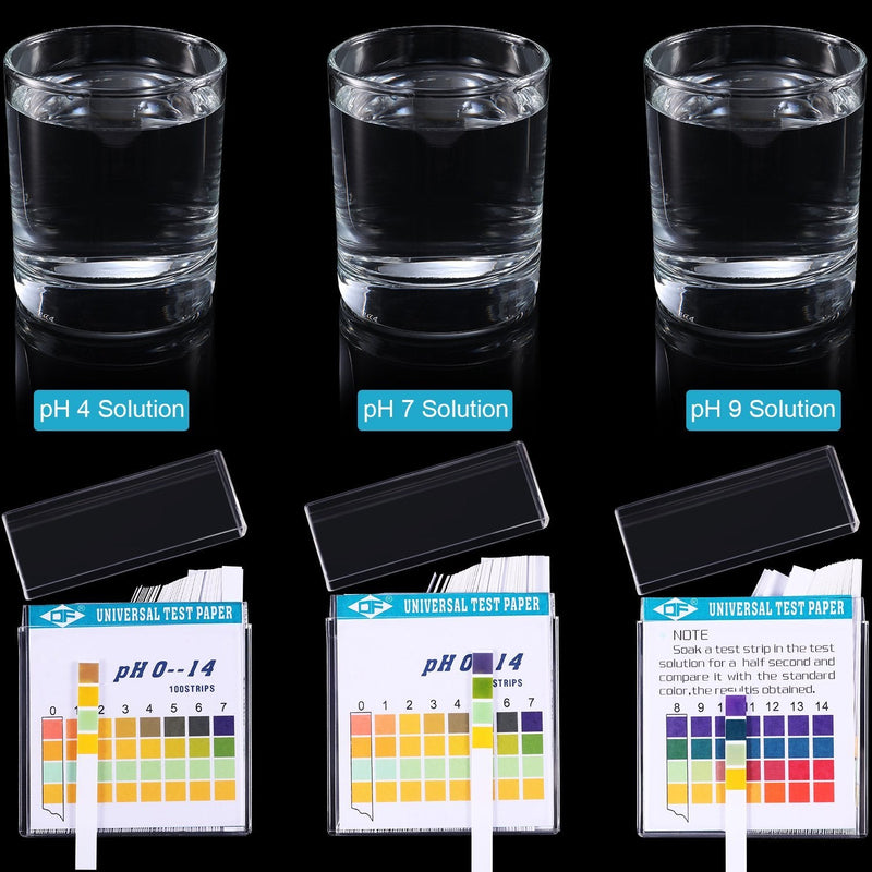 [Australia - AusPower] - 2 Boxes Plastic pH Test Strips, Universal pH 0-14, Test Paper Extensive Test Paper Litmus 200 Strips pH Test with Storage Case for Test Body Acid Alkaline pH Level Skin Care Aquariums Drinking Water 
