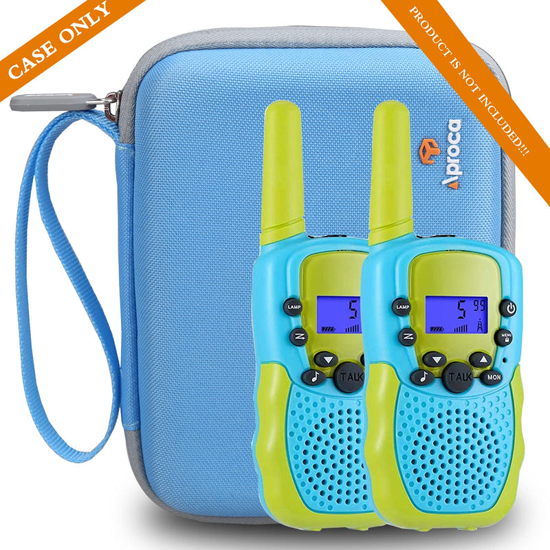 [Australia - AusPower] - Aproca Hard Storage Travel Case, for Selieve Walkie Talkies 22 Channels 2 Way Radio Toy Blue 