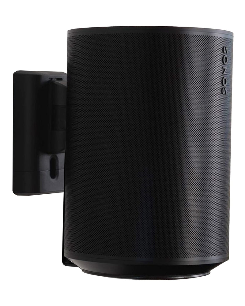 [Australia - AusPower] - Sanus Speaker Wall Mount for Sonos Era 100™ - Swivel & Tilt Speaker Mount with Easy 15-Minute Install - Single Black Sonos Speaker Mount 