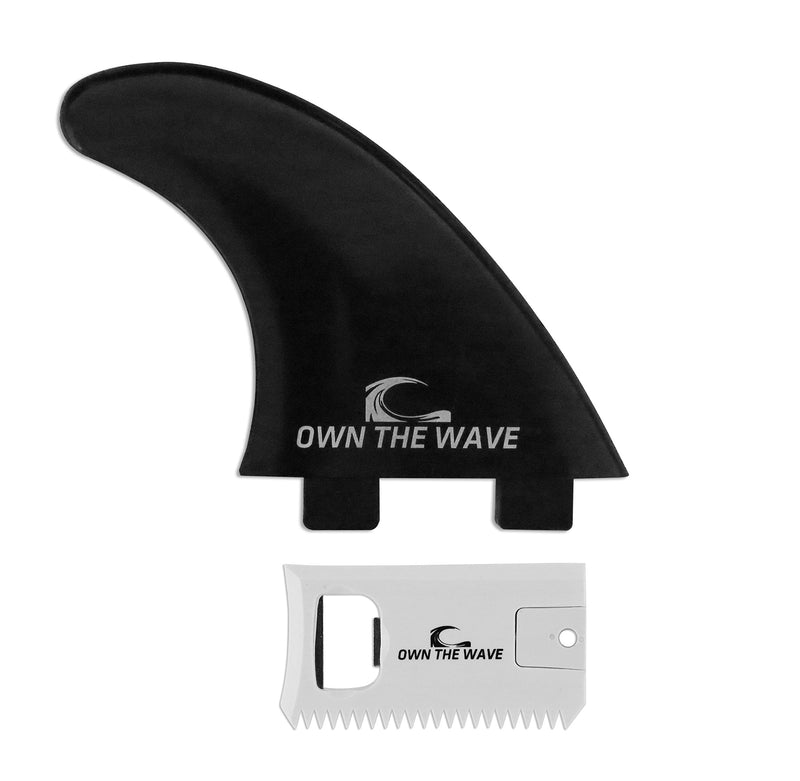 [Australia - AusPower] - Own the Wave Fiberglass Reinforced Surfboard Fins - 3 Thruster Fins (FCS G5 M5 Style) Comes with FCS Screws and Hex Key 