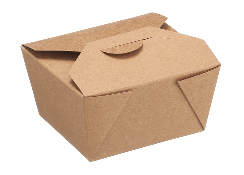 [Australia - AusPower] - Take Out Food Containers 26 oz Kraft Brown Paper Take Out Boxes Microwaveable Leak and Grease Resistant Food Containers - To Go Containers for Restaurant, Catering, Food Truck - Recyclable Lunch Box #1 by EcoQuality (25) 25 