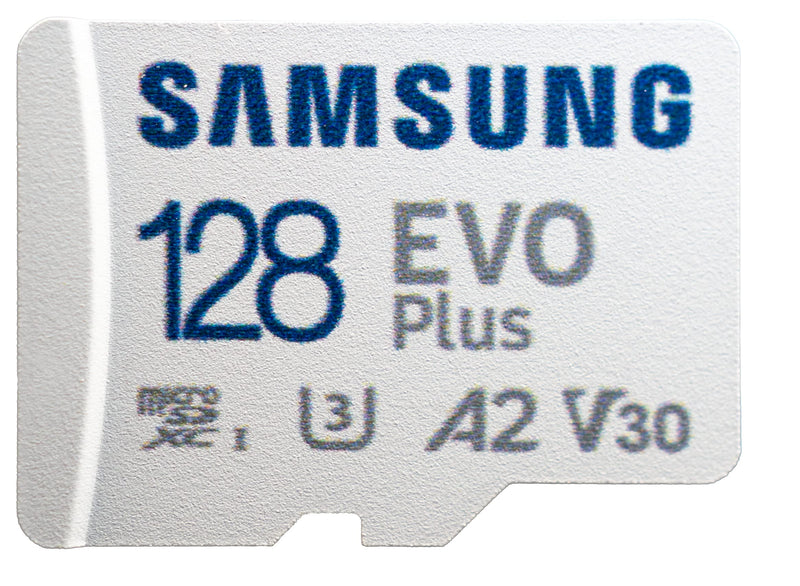 [Australia - AusPower] - Samsung EVO Plus 128GB MicroSDXC SD Card Works with GoPro Hero 10, Hero 9, Hero 8, Hero 7 Action Cam (MB-MC128KA) U3 A2 V30 UHS-I Class 10 4K Bundle with 1 Everything But Stromboli MicroSD Card Reader 