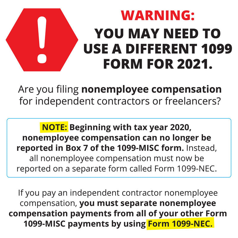 [Australia - AusPower] - 1099 MISC Forms 2021, 4 Part Tax Forms Kit, 25 Vendor Kit of Laser Forms, Compatible with QuickBooks and Accounting Software, 25 Self Seal Envelopes Included 