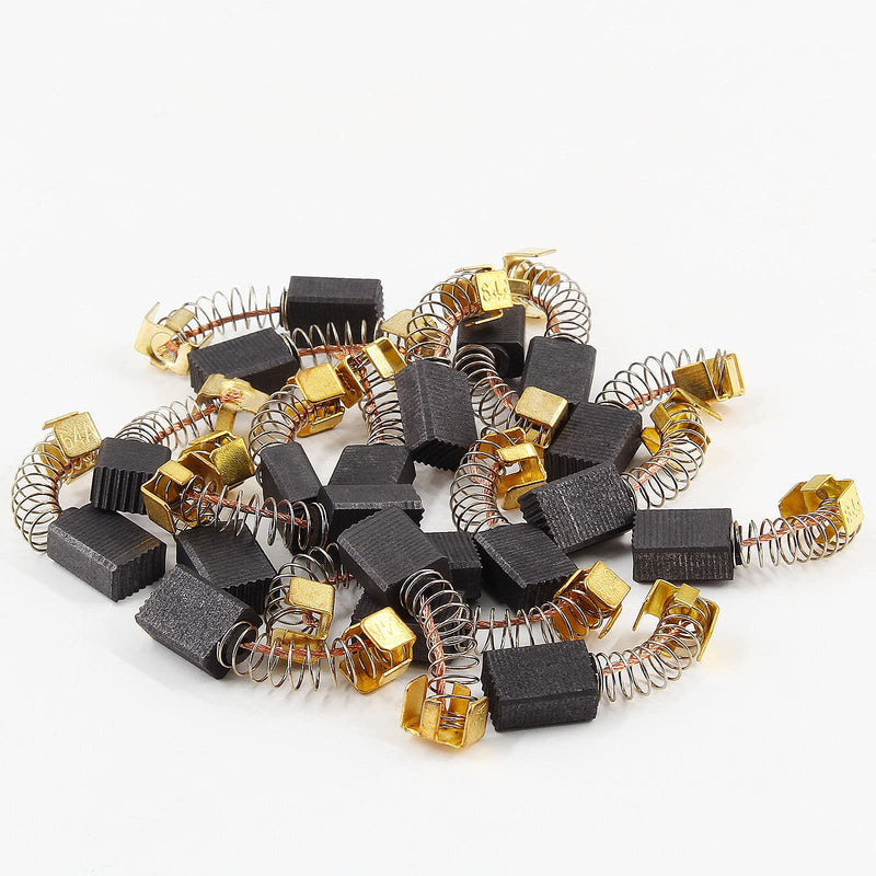 [Australia - AusPower] - Bonsicoky 20Pcs Electric Motor Carbon Brush 12mm x 8mm x 5mm Power Tool Carbon Brushes Replacement Part for Electric Drills, Polishers, Engravers 