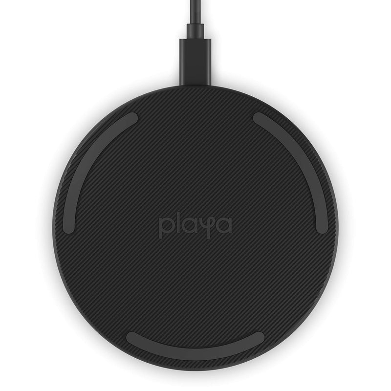 [Australia - AusPower] - Playa by Belkin Wireless Charger 15W (Wireless Charging Pad Compatible with iPhone 12, iPhone 11, AirPods, Samsung, Google, More) No Power Adapter (Required) Black 