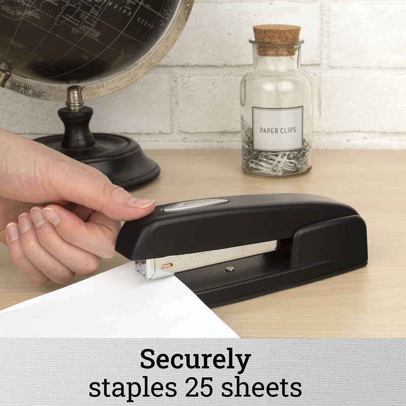 [Australia - AusPower] - Swingline Stapler, 747 Iconic Desktop Stapler, 25 Sheet Capacity, Desk, Office, Black (74732) Pack of 1 
