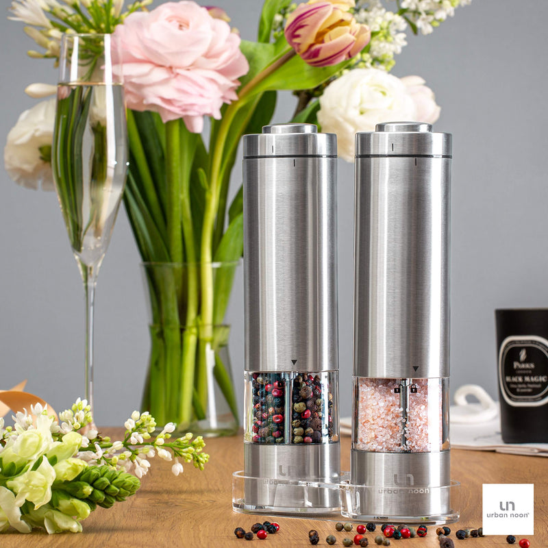 [Australia - AusPower] - Salt and Pepper Mill Tray - Acrylic Transparent Mill Rest by urban noon - Grinders up to 2.2 inches in diameter Tray 22 