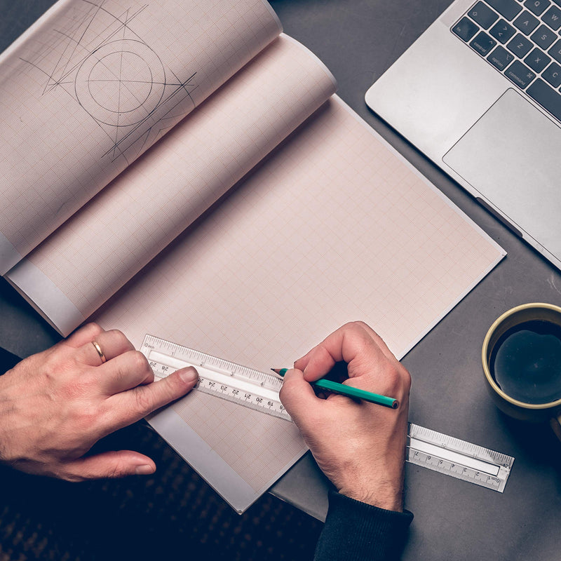 [Australia - AusPower] - NOKKO Clear Plastic Rulers Bulk 50 Piece Pack - Transparent 12 Inch / 30 Centimeter Ruler Class Set - Easy to Read School and Office Supplies for Kids, Students, Teachers and Artists 