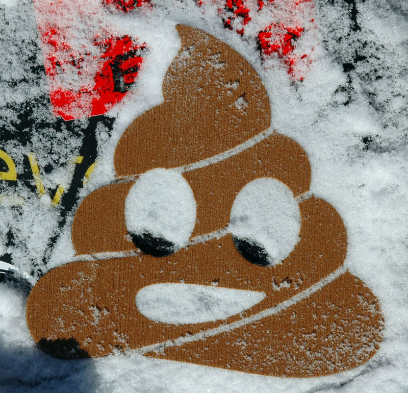 [Australia - AusPower] - Toejamr - Snowboard Stomp Pad - Poo Emoji - Brown 