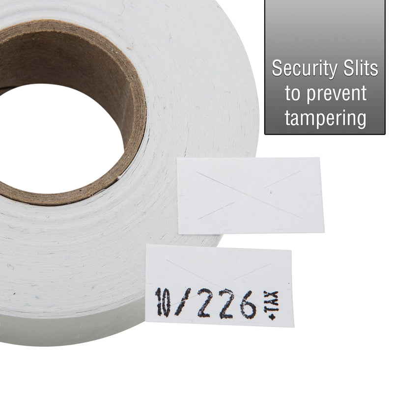 [Australia - AusPower] - 2212 White Pricing Labels for Garvey Contact 22-6/22-7/22-8 Price Gun – 9 Rolls, 11,000 Pricemarking Labels 1 Sleeve - 9 Rolls -White 