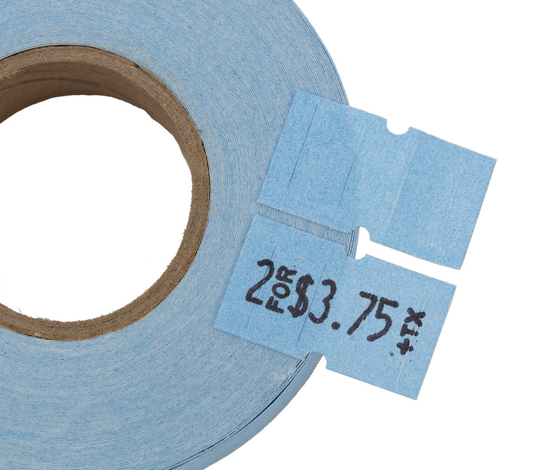 [Australia - AusPower] - Perco 1 Line Blue Labels - 1 Sleeve, 8,000 Blank Pricing Labels for Perco 1 Line Price and Date Guns Perco 1 Line "Blue" 