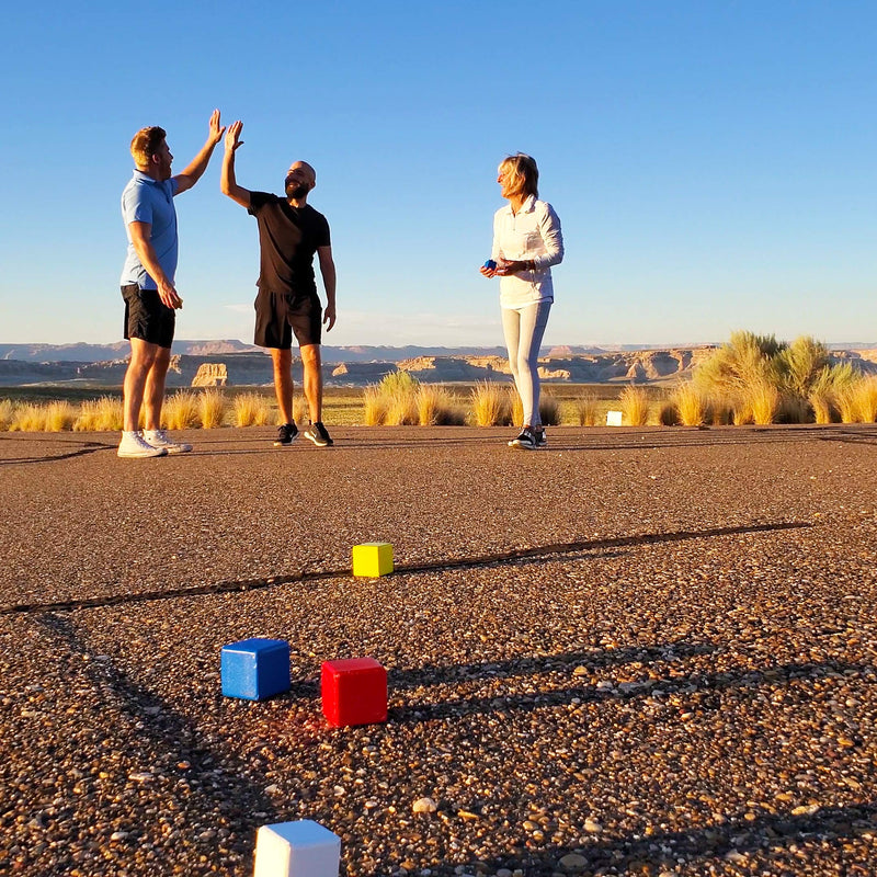 [Australia - AusPower] - Crazy Bocce Ball Set. Indoor and Outdoor Family Fun for Everyone. A Game for All Ages. Play it on All Surfaces! 