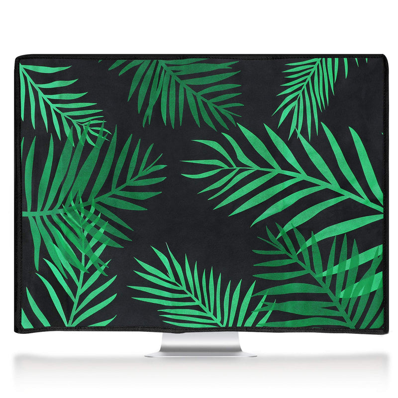 [Australia - AusPower] - kwmobile Computer Monitor Cover Compatible with 27-28" Monitor - Palm Leaves Green/Dark Green/Black Palm Leaves 07-80-01 