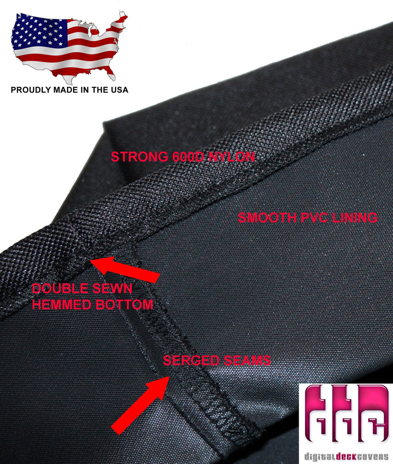 [Australia - AusPower] - DigitalDeckCovers Dust Cover Compatible With Tascam DP-24 / DP-32 / DP-32SD Digital Portastudio Recorder [Antistatic, Water Resistant, Protector, Black] [WxDxH = 20.2x13.4x4.09-2] 