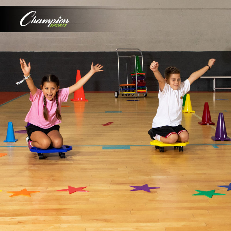 [Australia - AusPower] - Champion Sports Poly Spot Marker Set for Sports, Activities, and Social Distancing – Multiple Styles 